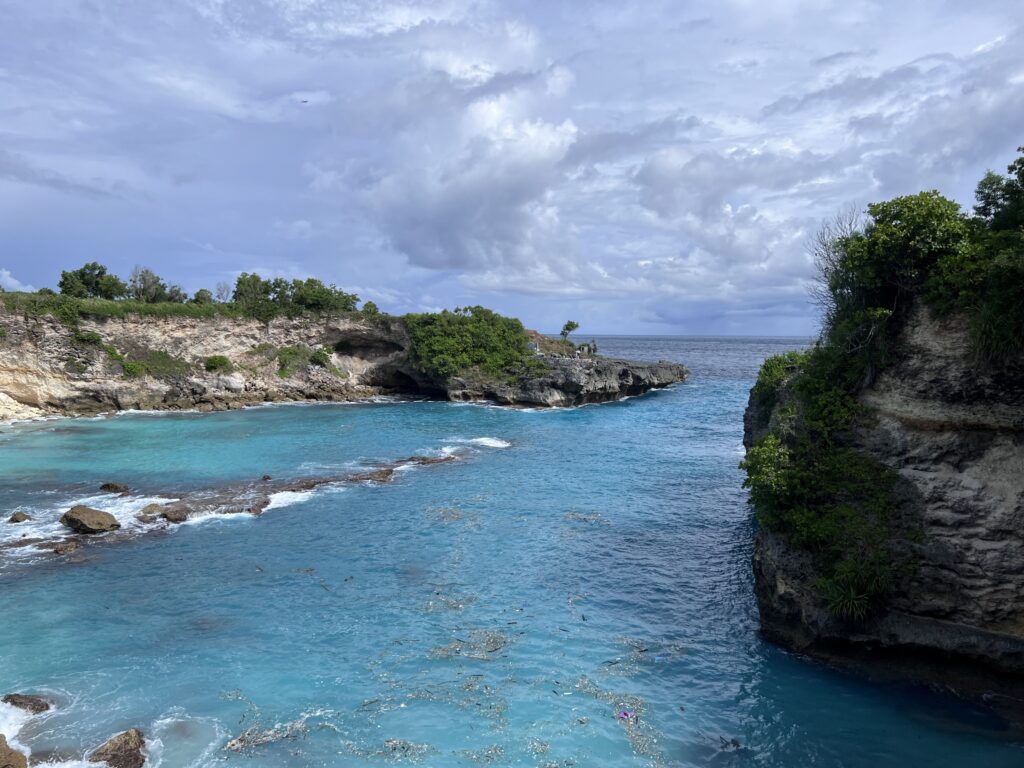 The Blue lagoon in Nusa ceningan