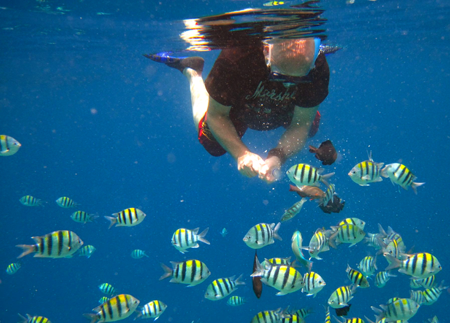 Marc Snorkeling off Gili Air