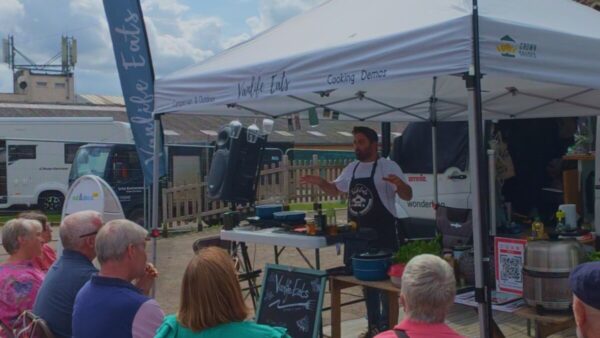 Van Life Eats demonstration