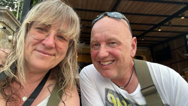 Marc & Vee, Travel couple at My Son Vietnam temples